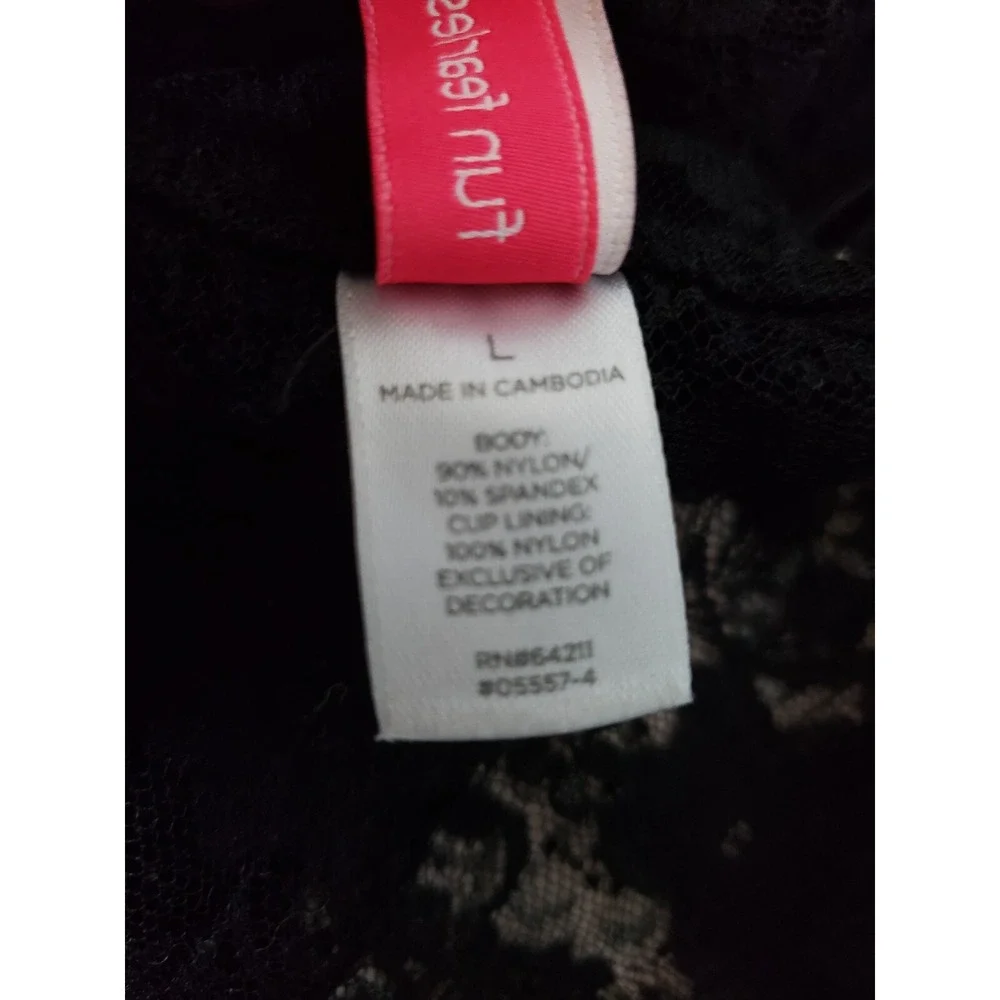 Cosmopolitan Women L Slip Dress Lingerie Pink Sheer Lace Mesh Y2K Racerback Sexy